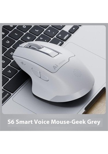 Inphıc S6 Aı Akıllı Sesli Fare Kablosuz Bluetooth Fare 2400 Dpı Desteği Ses Kontrollü Yazma