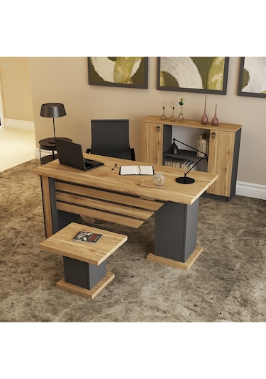 KALENDER DEKOR OPHİRA-1-2-4 OFİS BÜRO MASASI TAKIMI OPH04