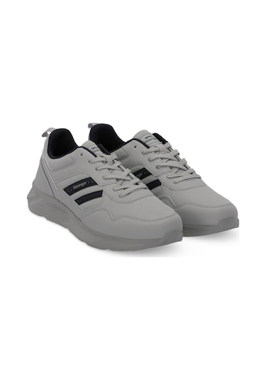 Slazenger IDEAL I Büyük Beden Erkek  Gri / Lacivert Koşu & Yürüyüş Spor Ayakkabısı