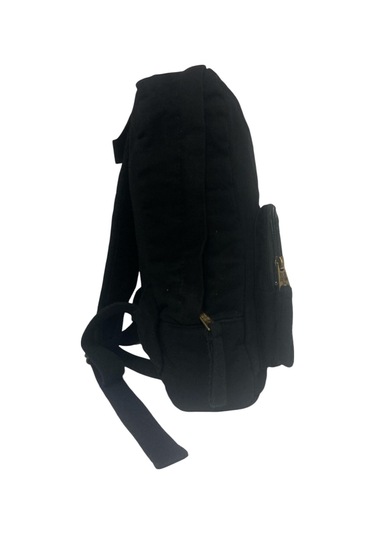 Kaliteli Mini Vintage Salaş Disayn Günlük Sırt Gezi Çantası 19 Cm X 34 Cm Siyah