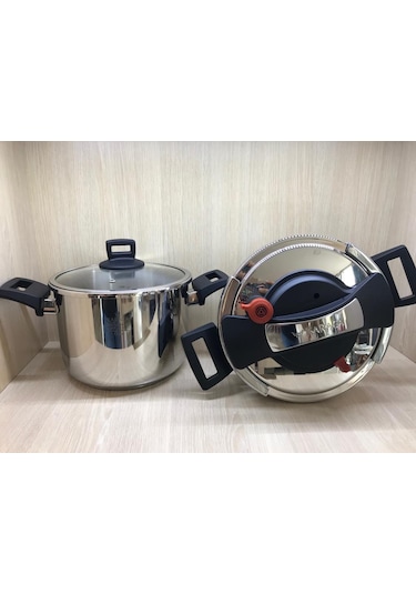 Karaca Vitola 4 6 L Düdüklü Tencere Seti Gümüş