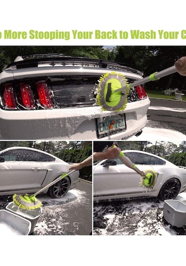 Yüksek Yoğunluku Şönil Araba Oto Yıkama Mopu