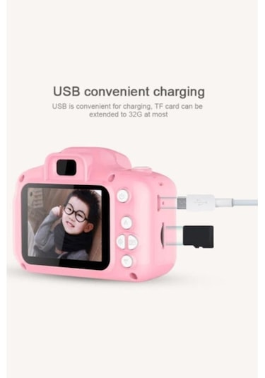 Torima 1080P HD Çocuk Kamera Dijital Fotoğraf Makinesi 2.0"