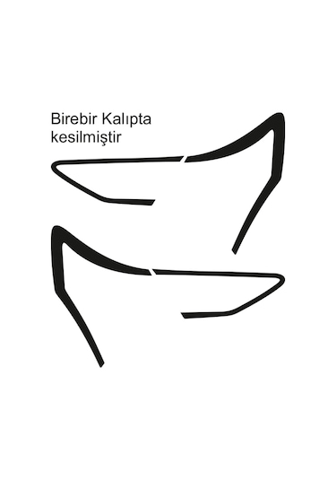 Seat Leon Mk3-Mk3,5 Stop Çerçeve Sticker 2013-2020