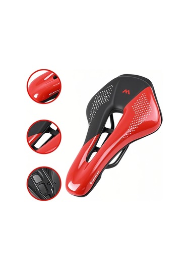 Yaozixa Bisiklet Binduru: Ultra Hafif, Ağırlıklı Dayanıklı Pu Malzeme, Su Geçirmez, Anti-skay, Orta Boşluklu Ventilasyonlu, Şok Emici, Dağ Yolu Yolları İçin Siyah-mavi Çok Renkli