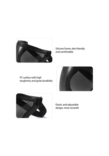 Symbee Kablo Isıgı Korumalı Welder Maskesi - 120 C Isı Dayanımı, Nemlendirici Yastık, Ağırlık:193g, Siyah Kare-siyah Cam