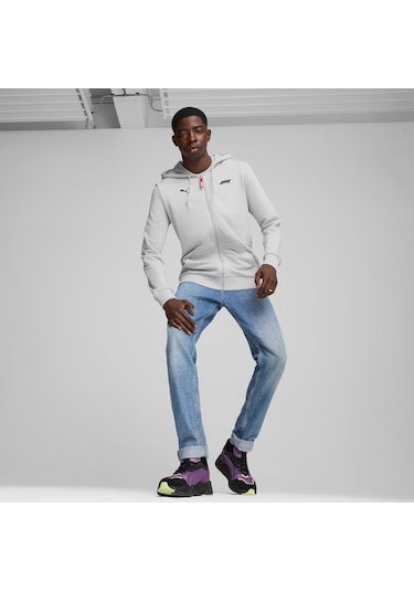 Puma F1 Ess Erkek Kapüşonlu Ceket 626411 04 Gri