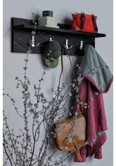 Asela Raflı Antre Genç Odası Duvar Askılığı Anahtarlık