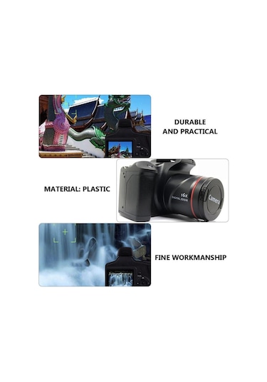Dijital Video Kamera 1080p Video Kamera 16x Zoom Dijital Kamera Kompakt Kamera Erkek Kız Kadın Erkek