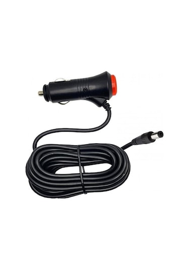 12/24v 5a Araç Şarj Adaptörü Gps Süpürge İçin 5.5mm 2.5 Mm Jak Uçlu Adaptör