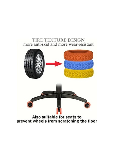 Oldfriend Pink 16 Adet Bavul Ve Ofis Sandalyesi Tekerlek Koruyucu Ses Azaltma Titreşim Emici Pembe 16'lı Paket