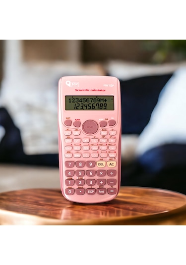 Pin 112P Pembe 240 Bilimsel Fonksiyonlu Hesap Makinesi