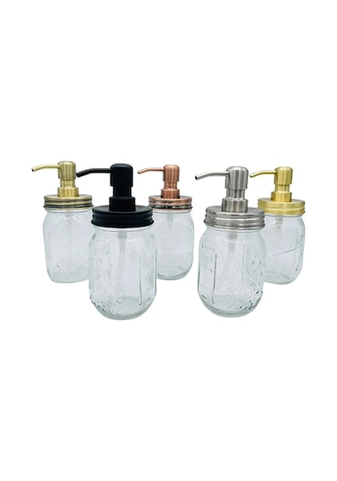 Gümüş-paslanmaz Çelik Sabun Ve Losyon Dispenseri Pompaları Dispenser Kapakları 28mm Boyutunda Sıvı Dispenseri Ve Sabunluk 45975836