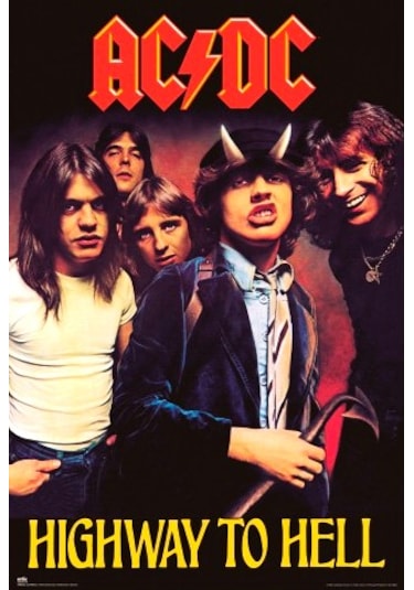 Ac/dc Hıghway To Hell Maxı Poster