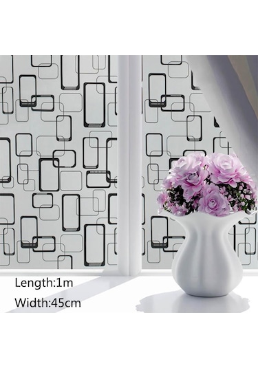 Ev Gizlilik Cam Filmi Buzlu Cam Kapı Filmi Yapışkanlı Pencere Sarılmak Çıkartmalar Dekorasyon 13 Diğer