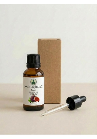 Soğuk Sıkım İncir Çekirdeği Yağı Fig Seed Oil Ficus Carica Saf Doğal 50 Ml 50 ML
