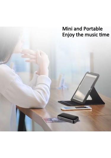 Taşınabilir Kablosuz Açık Mini Cep Ses Ultra-ince Bluetooth Hoparlör Hoparlör Desteği Tf Kart Usb Şarj Edilebilir