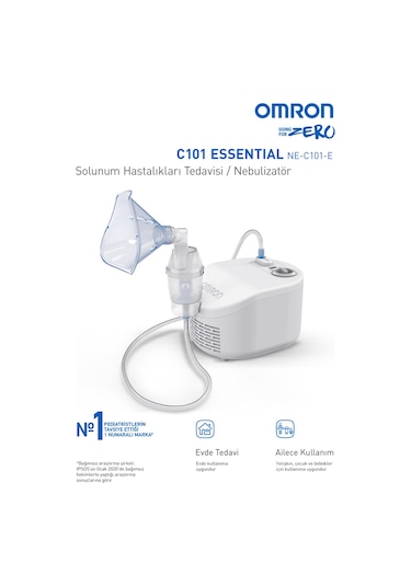 Omron C101 Essential, Tüm Ailenin Kullanımına Uygun Nebulizatör