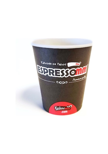 Espressomm Karton Bardak 7 Oz - 500 Adet