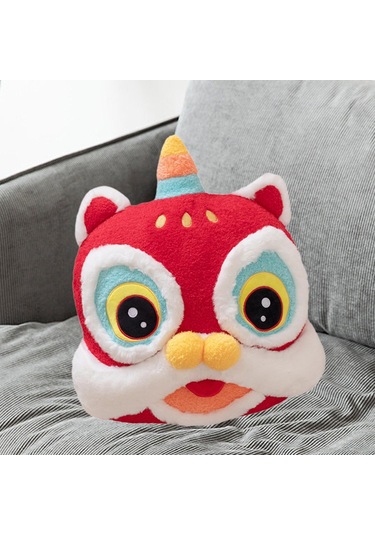 Suntek Ay Yılı Dekorasyonu Nimet Hatıra Güzel Dekor Çin Yeni Kırmızı Aslan Kafası