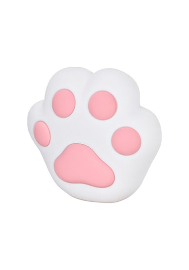 Wezone Pembe Kedi Ayak İçi Silikon Gece Lambası - Usb Şarjlı, Mıknatıslı, Odalar İçin Uyku Arkadaşı, 0.45w, Çocuk Hediyesi Diğer