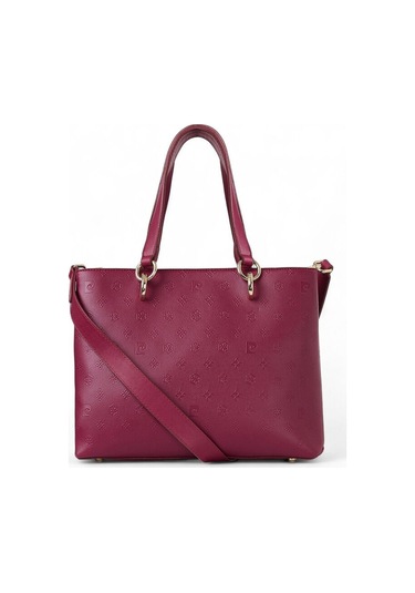 Pierre Cardin Logo Detaylı Vişne Kadın El Çantası 05pc25k101-p 4125792