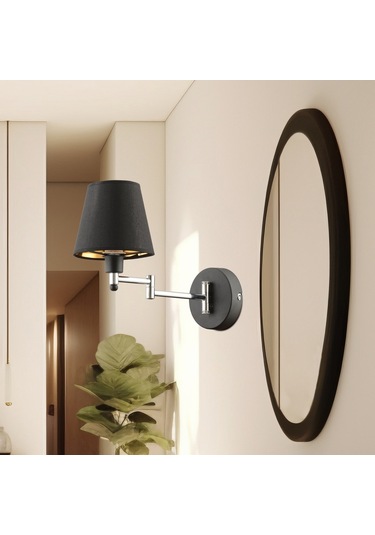 Lona Krom Tasarım Salon Koridor Salon Aplik Sarı