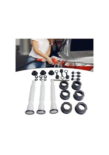 Suntek Matkap Beyaz Esnek Dökme Nozulu 3 Setli Gaz 3'lü-takım