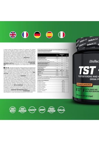 Biotech Usa Tst + Gh / 50 Serv 300 G