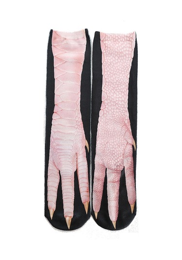 Geeroyoo 3d Hayvan Ayak İzi Çorapları - Kedi Köpek Kaplan Kuş Dinozor Desenli, Erkek Kadın Gençler İçin, Gerçekçi Eğlenceli Fun Socks Diğer