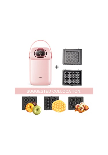 Yunboo 14x14cm F Modeli İçin H34031 Vafli Makinesi Uyumlu Kaymaz Kaplama Islak Kek Tepsisi Siyah