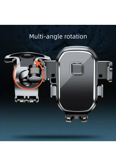 Boatshop1 Lcw Siyah 360 Derece Ayarlanabilir Araba Telefon Tutucu Kaymaz Silikon Tasarim Abs Malzeme Cesitli Araba Modelleri Icin Uyumlu