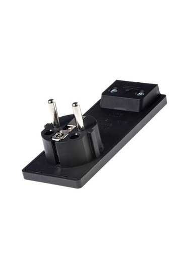 Tek-iş Fiş Yassı Topraklı Fiş Siyah