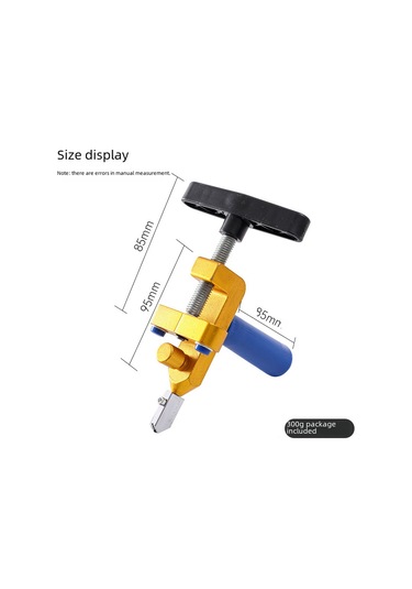 Maiyame Gümüş Renkli Entegre El Tipi Cam Ve Fayans Kesici - Çok Fonksiyonlu Seramik Kesim Aleti, Ev Kullanıma Uygun, Dayanıklı Malzeme