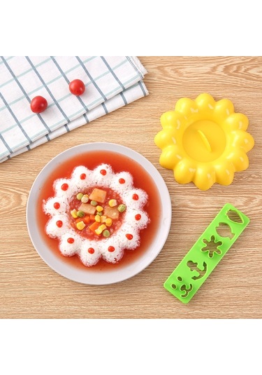 4pcs/set Tavşan Yunus Pirinç Suşi Diy Kalıbı Diğer