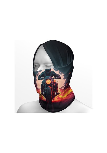 Daırb0082 - Çok Amaçlı Bandana Motosiklet Boyunluk Balaklava Outdoor Yüz Maskesi Kayak Maskesi Çok Renkli