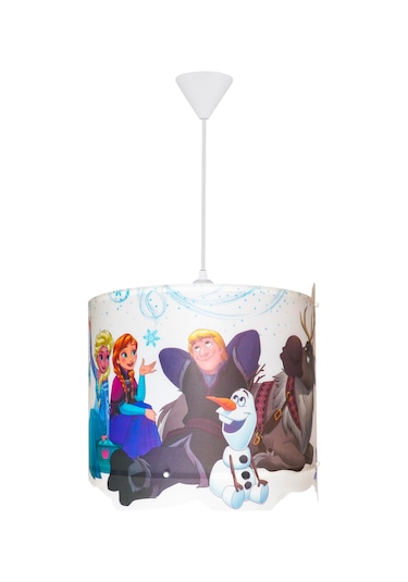 Frozen Karlar Ülkesi Çocuk Odası Film Şerit Tavan Lambası-Lisansl