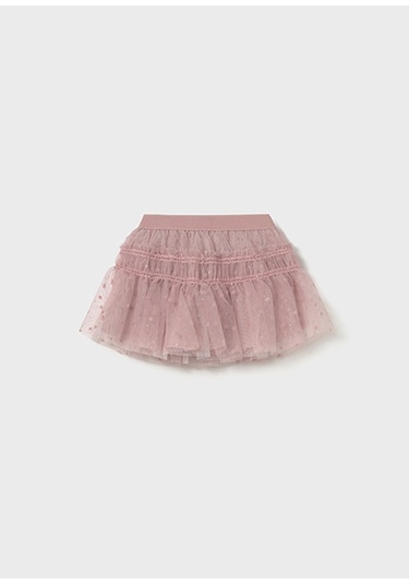 Mayoral Pembe Kız Bebek Puantiyeli Tül Etek 2901 Pembe