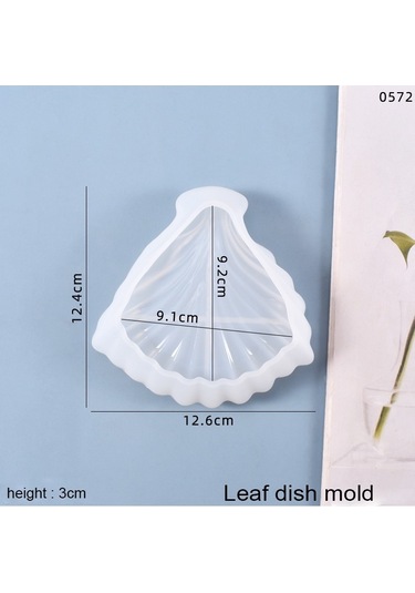 İstiridye Kase Epoksi Ve Beton Silikon Kalıp - Kod: 1004c