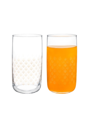 Madame Coco Musette Golden Rain 4'lü Meşrubat Bardağı Seti 365 ML