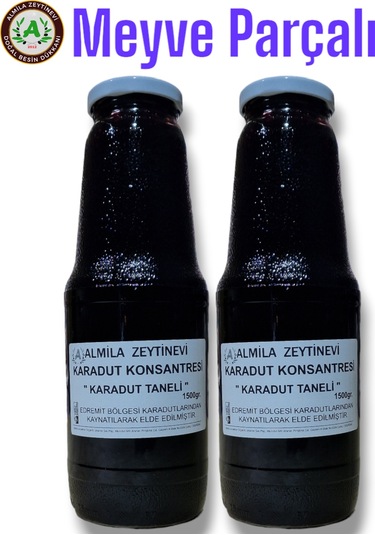 Almila Zeytinevi Meyve Parçacıklı Karadut Konsantresi 2 x 1500 G