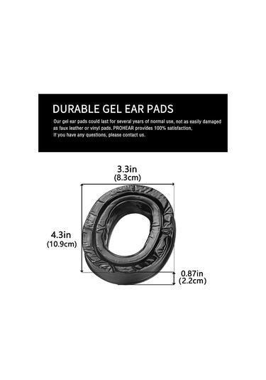 3m Peltor İşitme Koruyucuları İçin Yedek Jel Kulak Pedleri - Siyah Konfor Pedleri