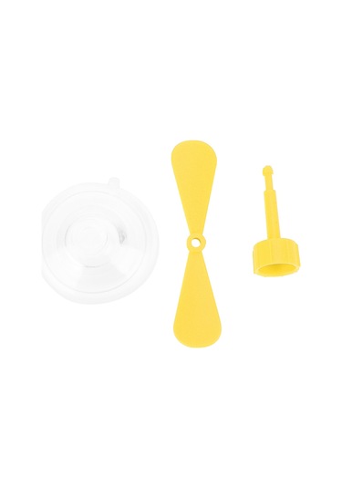 Xiyyadms Motor Güvenlik Kaskı Aksesuarı: Hareketli Plastik Perde - Evrensel Süngerli Tutucu Sarı