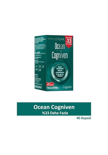 Ocean Cogniven 40 Kapsül - %33 Daha Fazla Etiketli