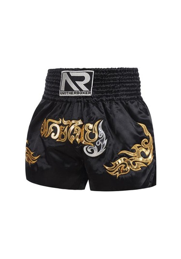 Siyah Jiantengxujm Boks Şort Anti-sürtünme Yüksek Esneklik Nefes Muay Thai Kordon Tasarım Kickboks Şort Erkekler İçin Siyah