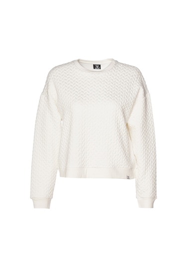 Hummel Brısa Sweatshırt Kadın Sweatshırt Beyaz Beyaz