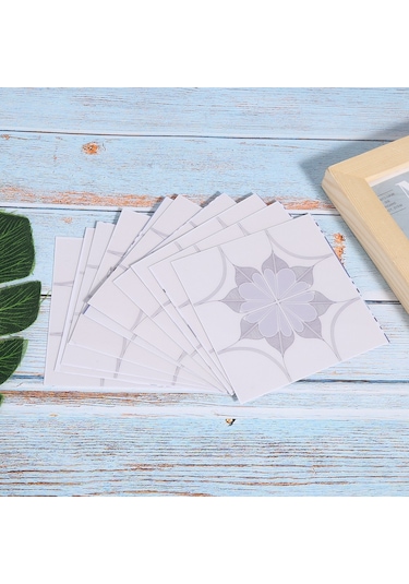Springsun Pvc Duvar Sticker 10x10 Cm 10 Adet - Su Geçirmez, Toksiniz, Dekoratif - Mutfak, Banyo, Salon Uygun Diğer