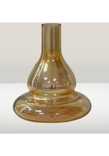 Elenor Cam Modeli Efendi Gold Hookah & Shisha Glass