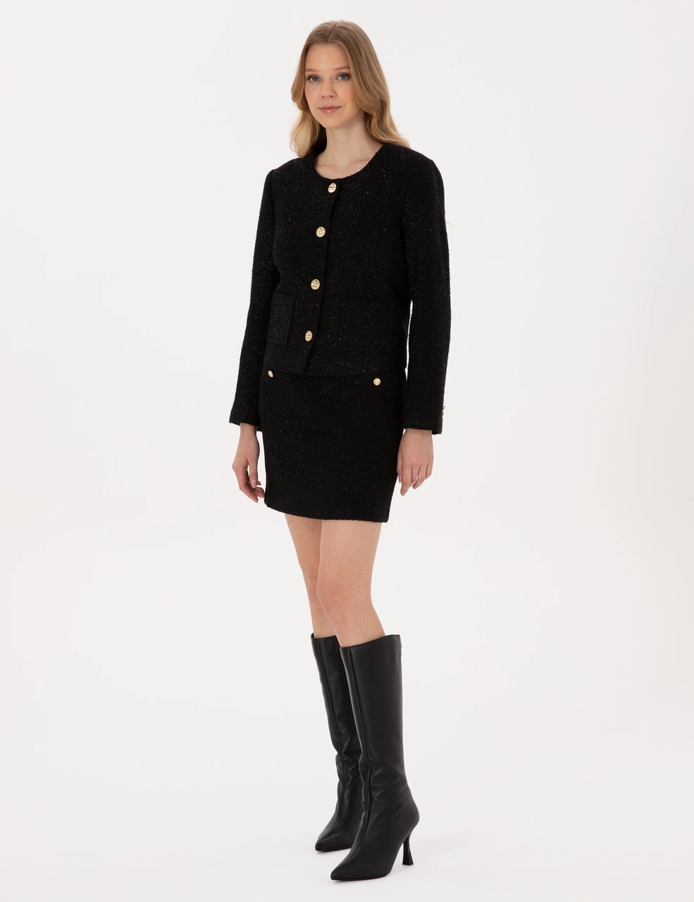 Pierre Cardin Kadın Siyah Ceket 50319417-vr046 Siyah