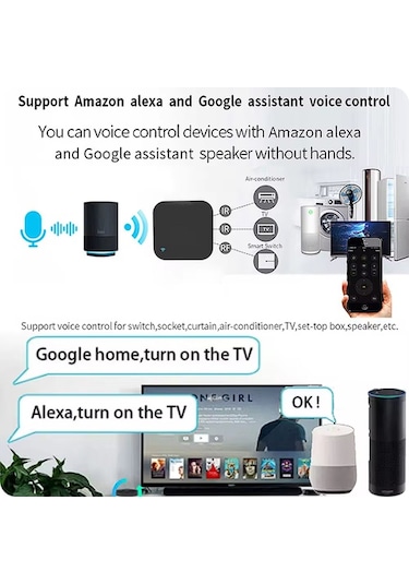 Tuya Uzaktan Kontrol Wifi IR RF433+315 Akıllı Kumanda